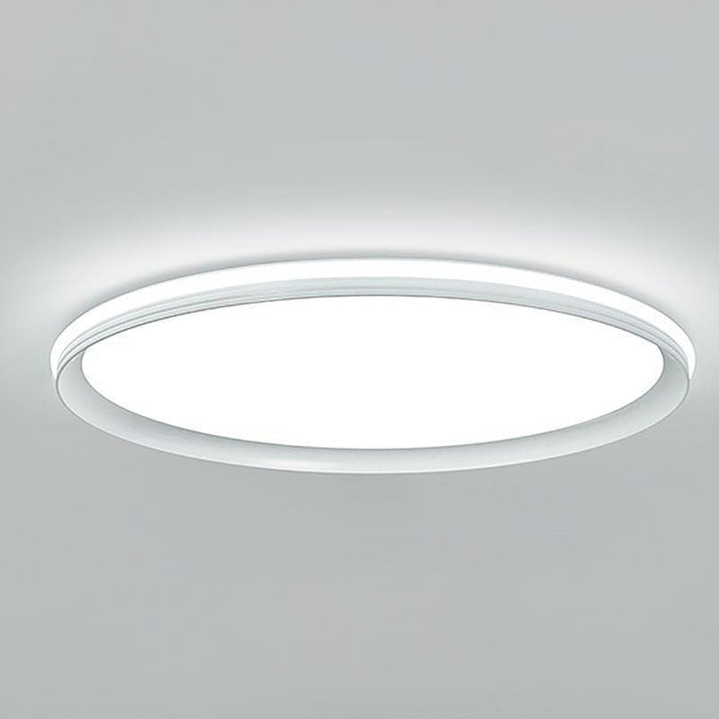 24'' Round Shaped Ultra Thin Modern Flush Mount Lights Dimmable LED Ceiling Lights - Dazuma