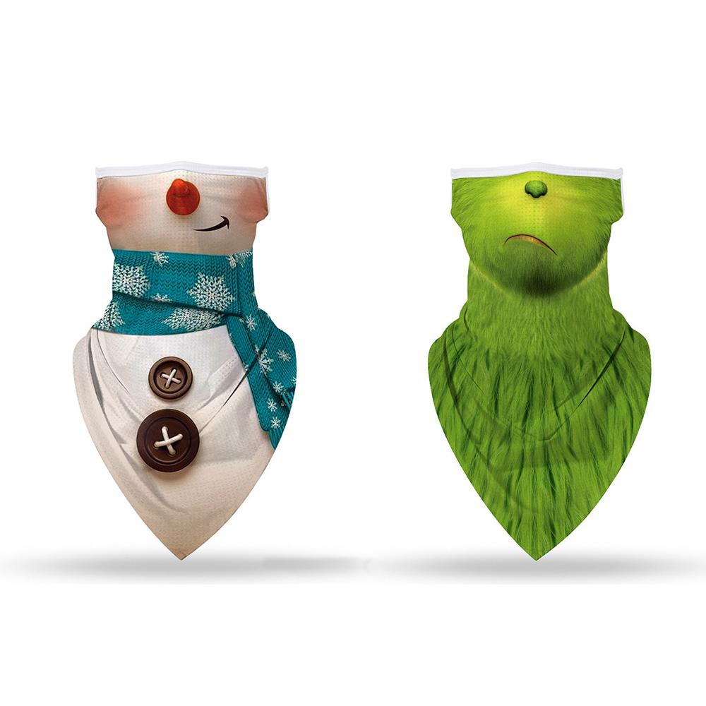 2 Pcs Ugly Christmas Masks Neck Gaiters