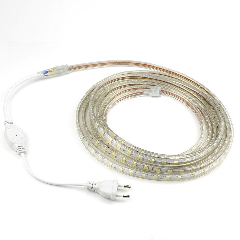 6M LED Light Strips Flexible Tiktok Lights 360PCS 5050 SMD 12mm LED Single Core Outdoor Waterproof Flexible Tape Rope EU Plug AC 220V-dazuma