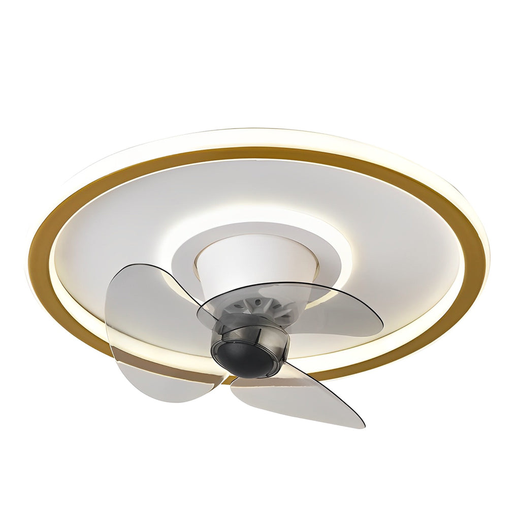 Smart Silent 360° Rotating Dimmable LED Invisible Ceiling Fan Lights