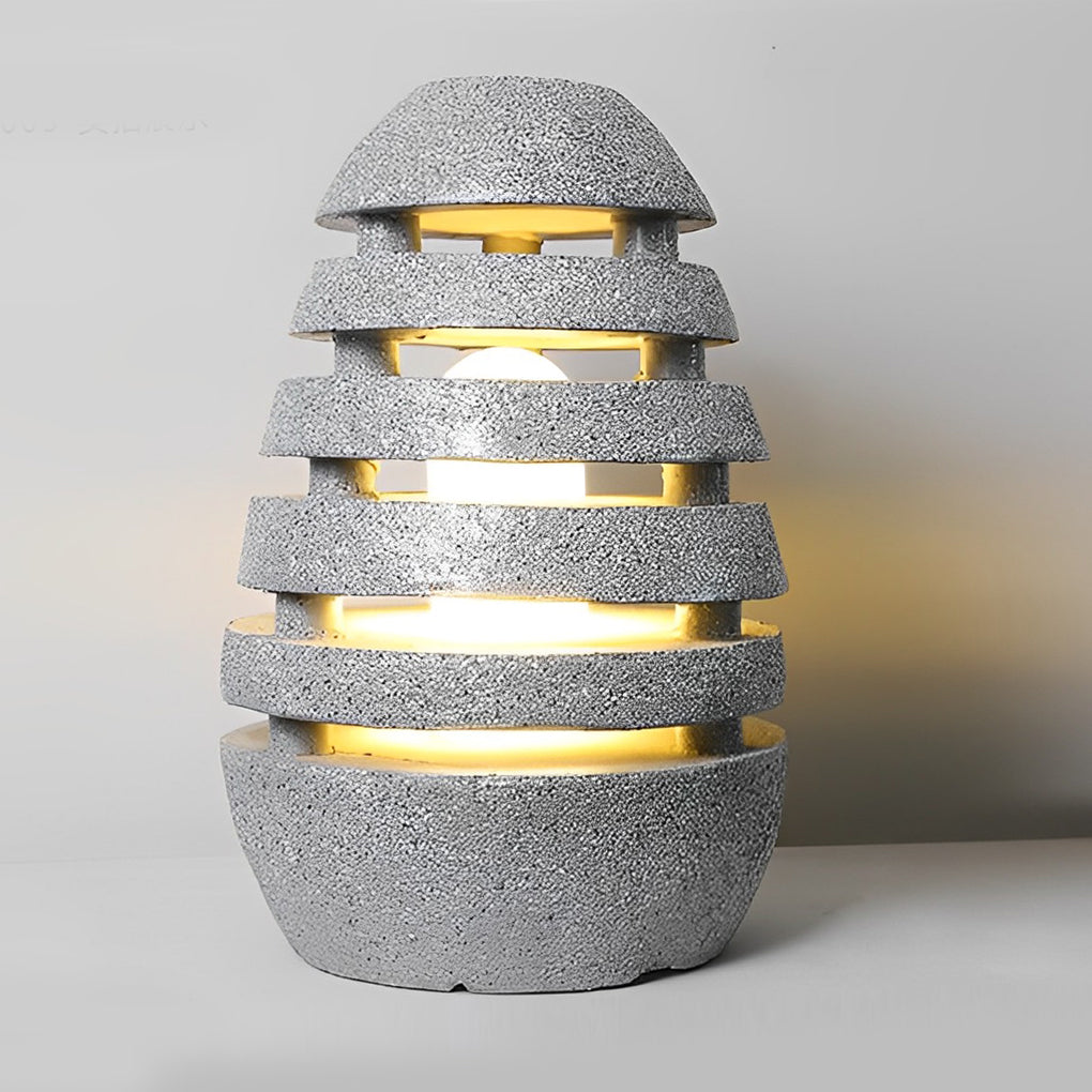 Resin Egg Shaped Waterproof LED Modern Outdoor Lawn Light Garden Lights