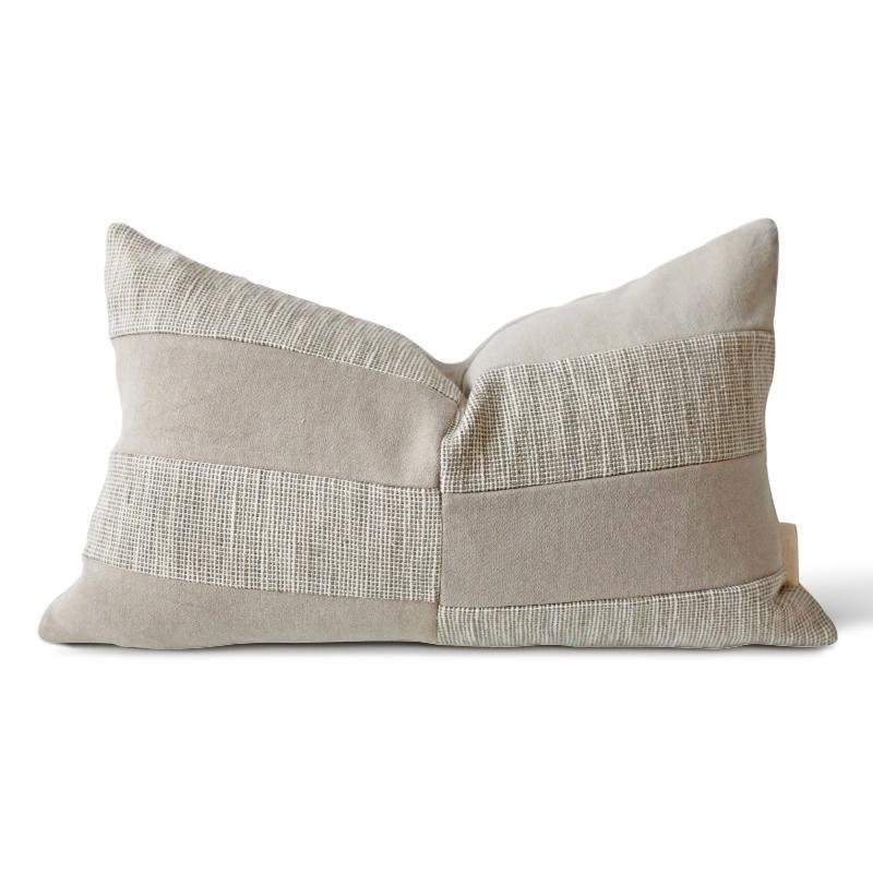 Rustic Cotton Linen Cushion Cover