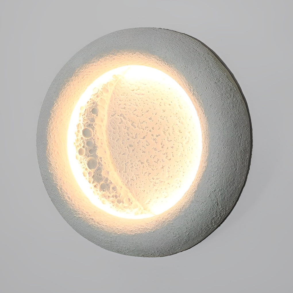 [Open-Box]Creative Moon Shaped Waterproof LED 10W Modern Wall Lamp Exterior Decor