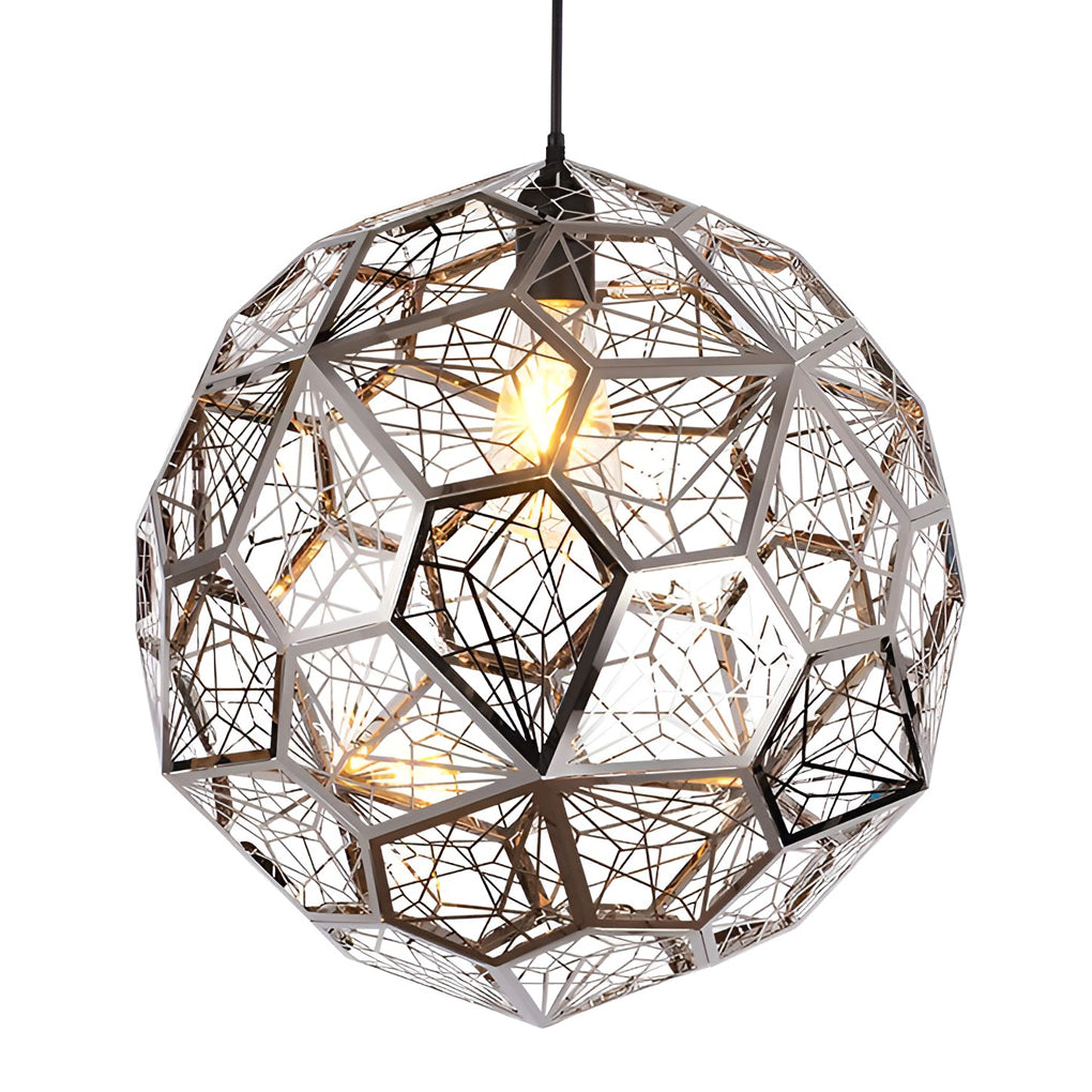 Geometric Spherical Postmodern Dining Room Chandelier Pendant Light
