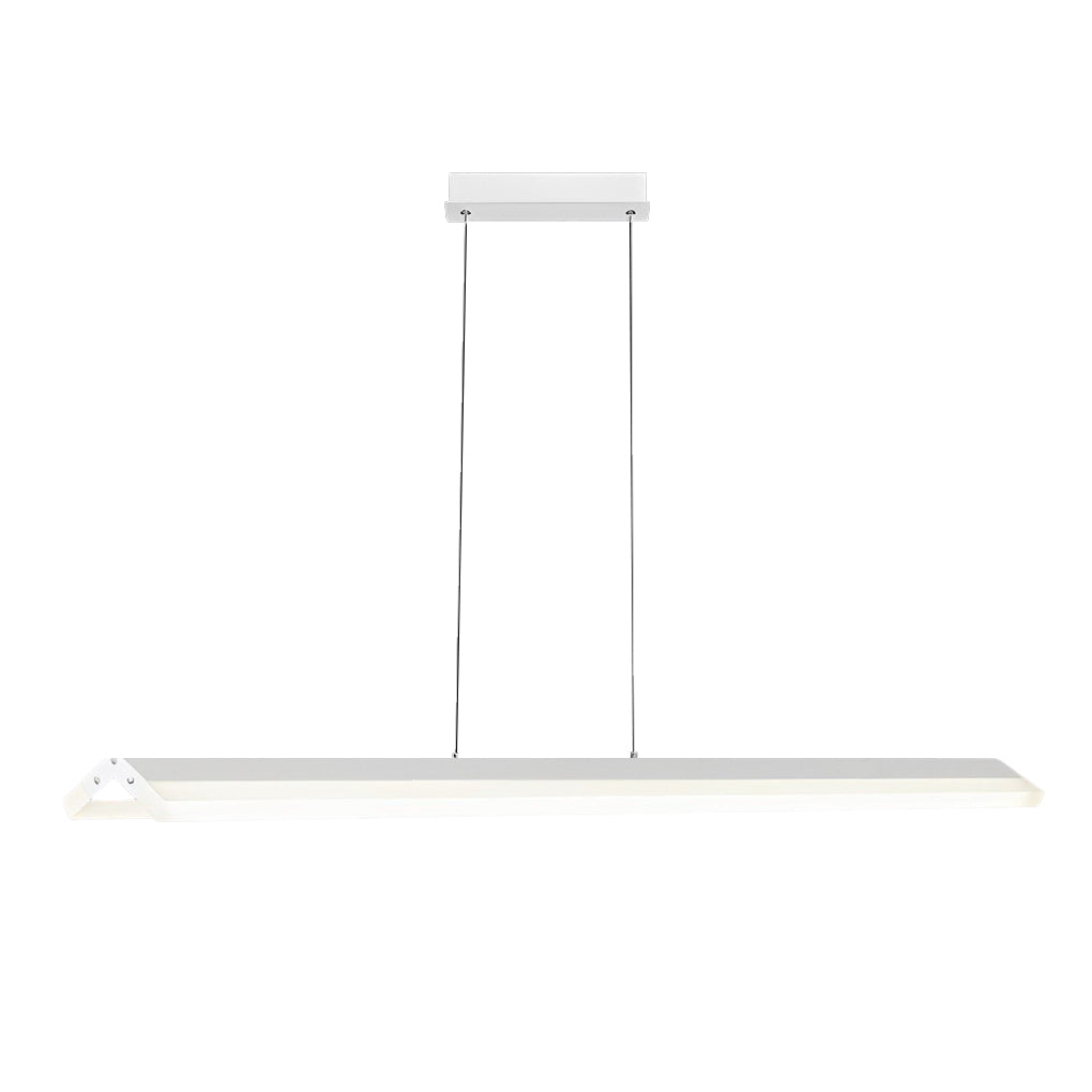 Minimalist Creative LED Linear Lights Neutral Light Metal Modern Pendant Light