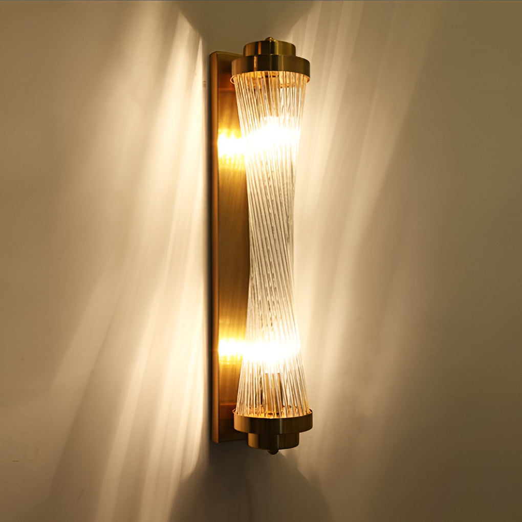 Adjustable Warm White Light LED Crystal Golden Nordic Wall Lamp Wall Sconce Lighting