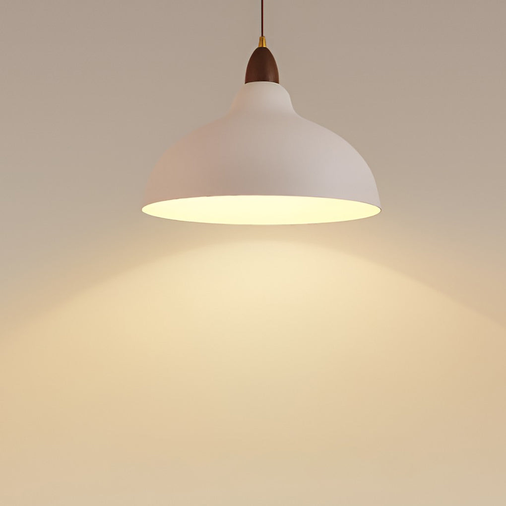 Round E27 12W White Nordic Pendant Light Hanging Lamp Chandelier