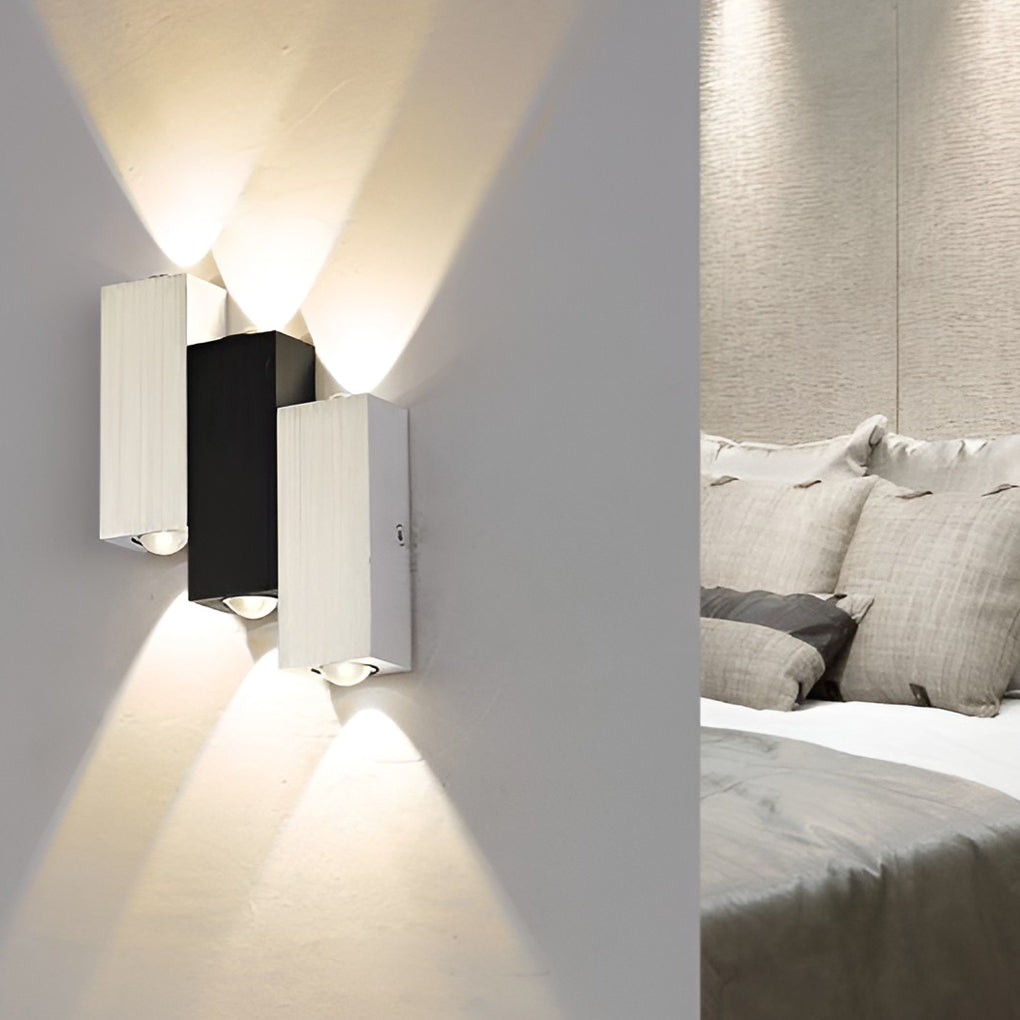 Rectangular LED Up and Down Lights Modern Wall Washer Light Wall Lamp - Dazuma