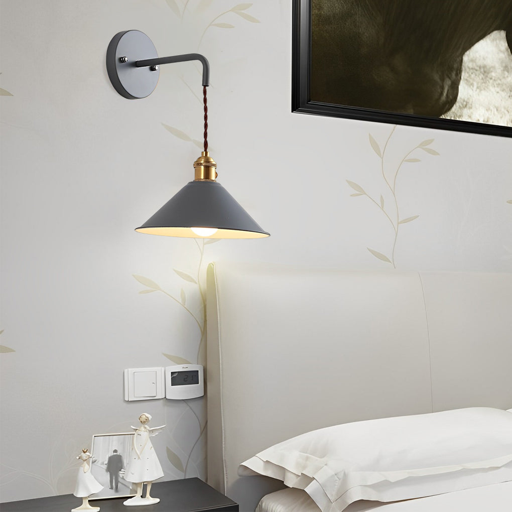 Funnel-shaped LED Nordic Wall Sconces Lighting Wall Mounted Lights
