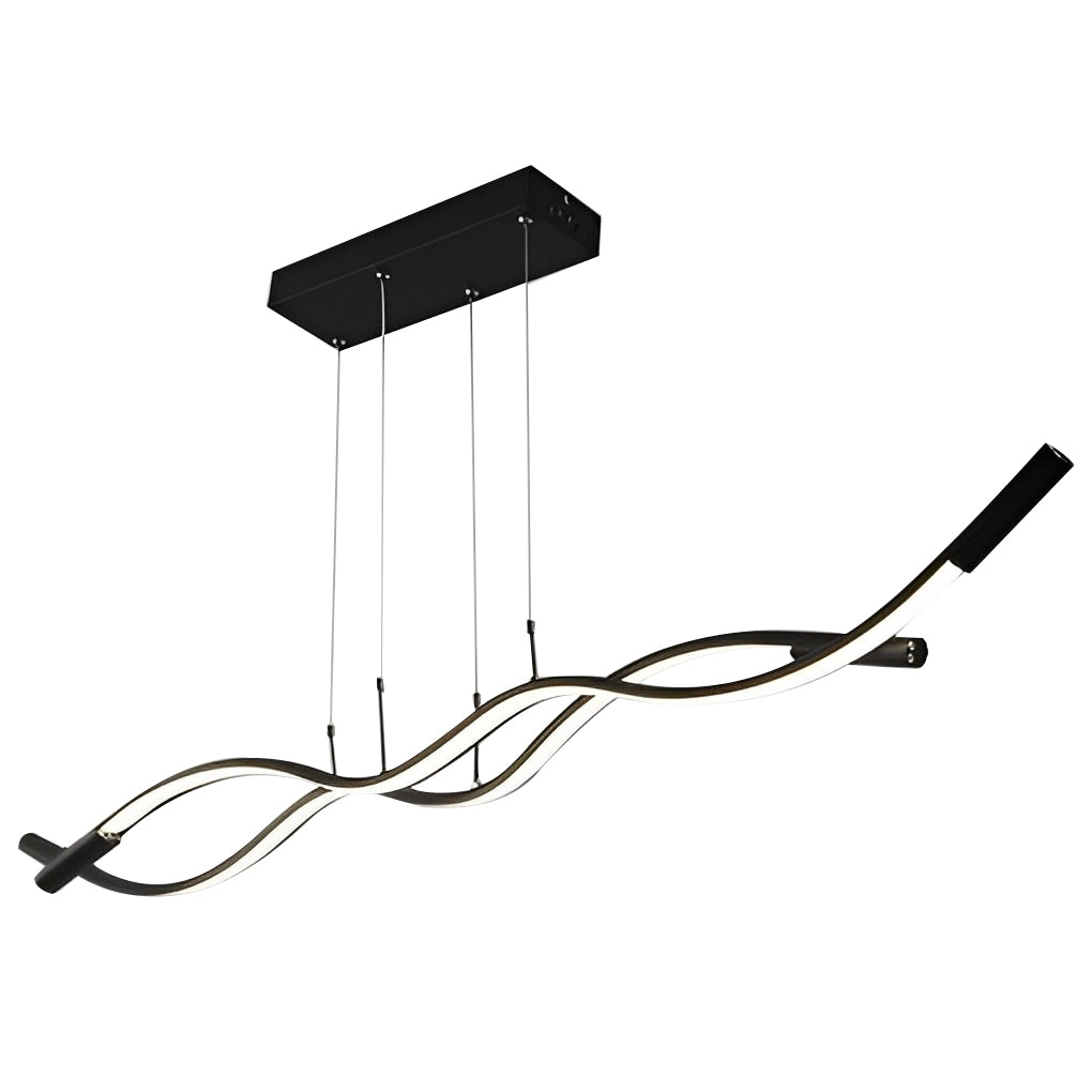 Creative Wave LED Modern Chandelier Kitchen Pendant Lighting Ceiling Light