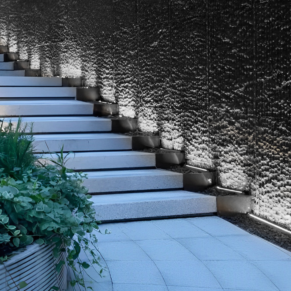 LED Rectangular Waterproof DC24V Recessed Outdoor Wall Washer Lights