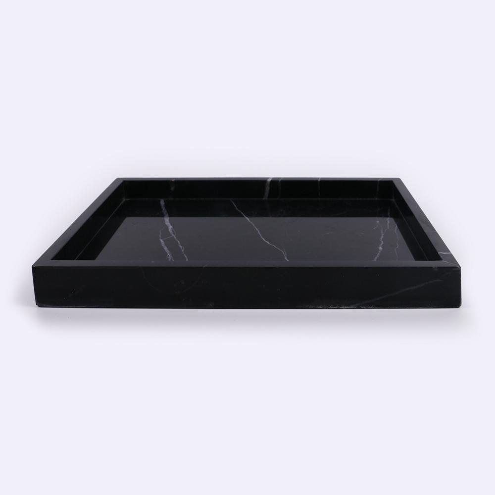 Black Marble Tray Kitchen Vegetable Charcuterie Tray Rectangular