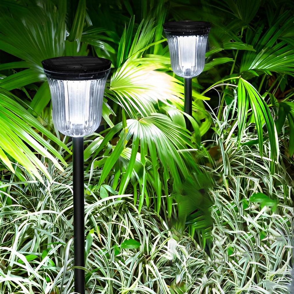 2Pcs Round Waterproof LED Intelligent Motion Sensor Solar Lawn Lights