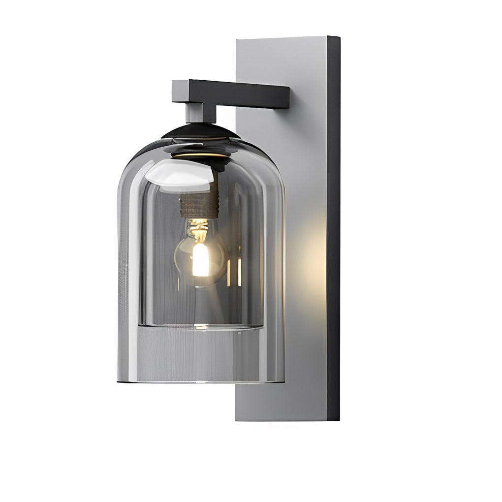 [Open-Box]Double-layer Glass Lampshade Nordic Minimalist Wall Lamp Wall Sconce Lighting