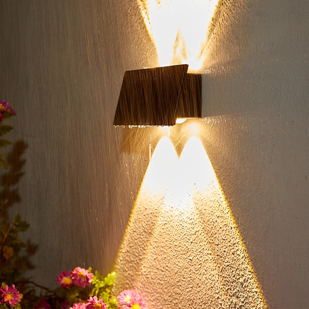 Rectangular Up and Down Light LED Waterproof Modern Wall Washer Lights - Dazuma