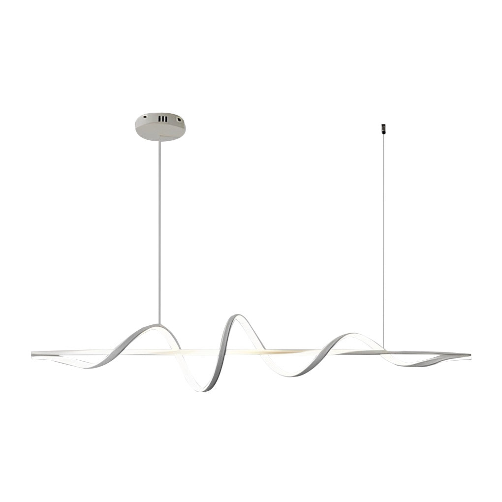 Wavy 360° Rotating Ring Three Step Dimming LED Nordic Chandelier Light