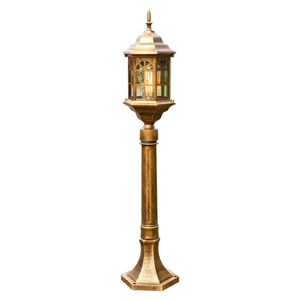 [Open-Box] Elegant Slim Post LED Outdoor Post Lights Black/Bronze Pathway Lamps