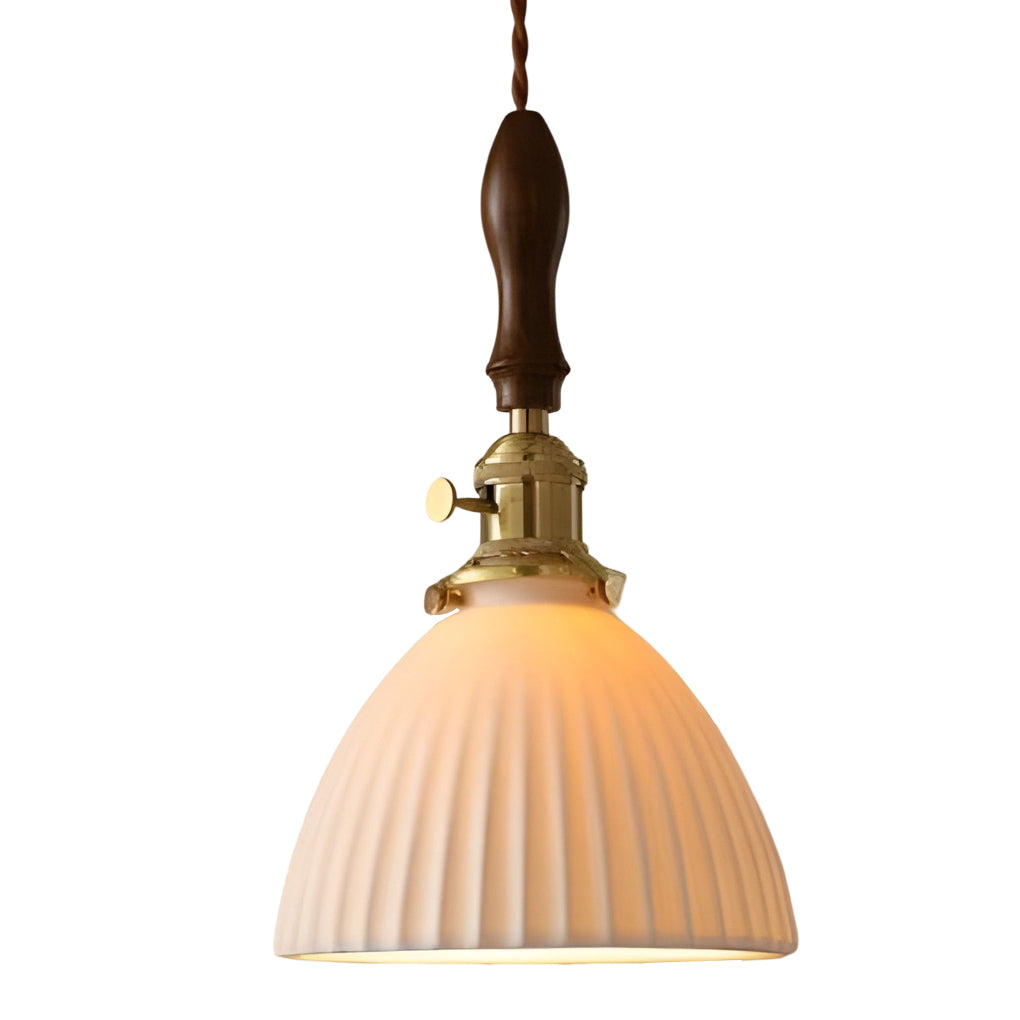 Creative Ceramic Copper LED 12W Nordic Pendant Light Plug in Wall Lamp