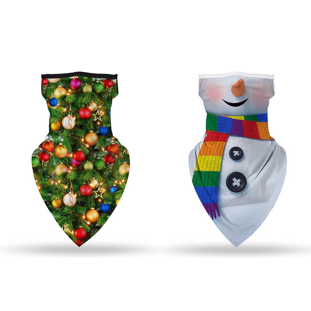 2 Pcs Ugly Christmas Masks Neck Gaiters