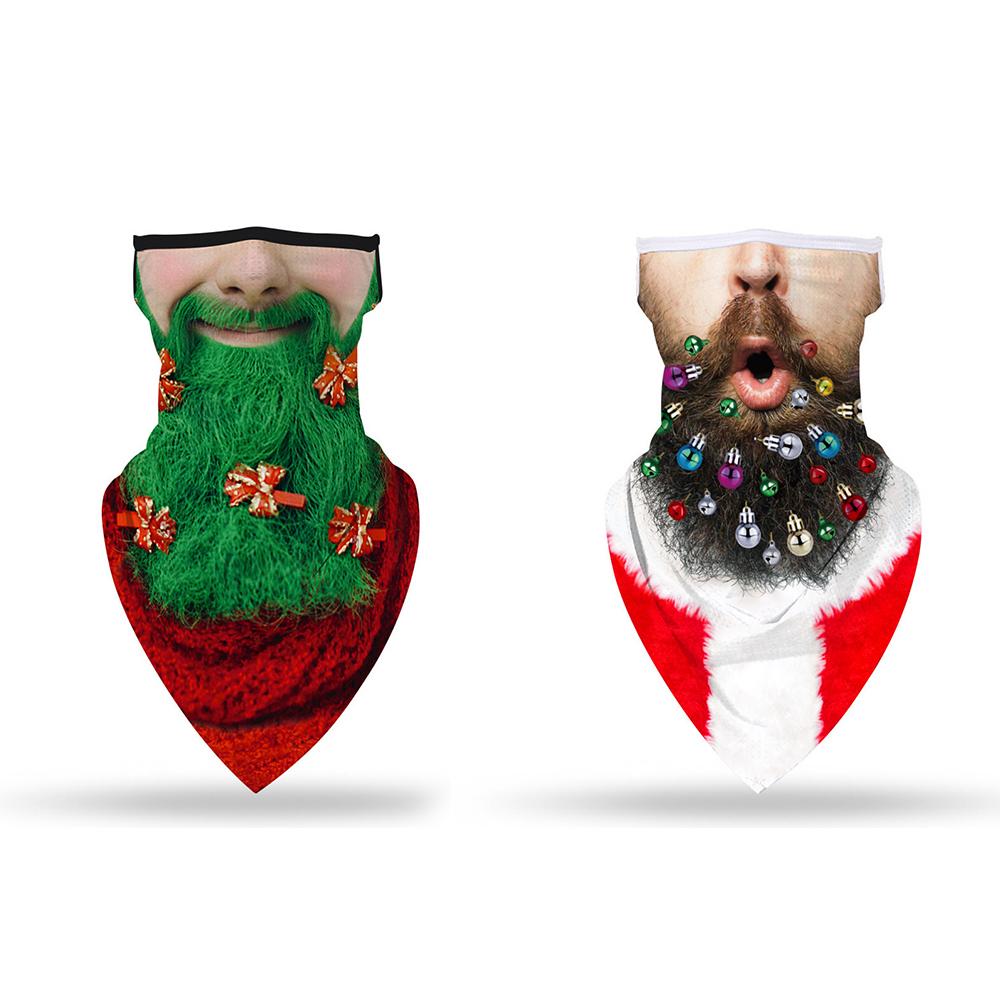 2 Pcs Ugly Christmas Masks Neck Gaiters