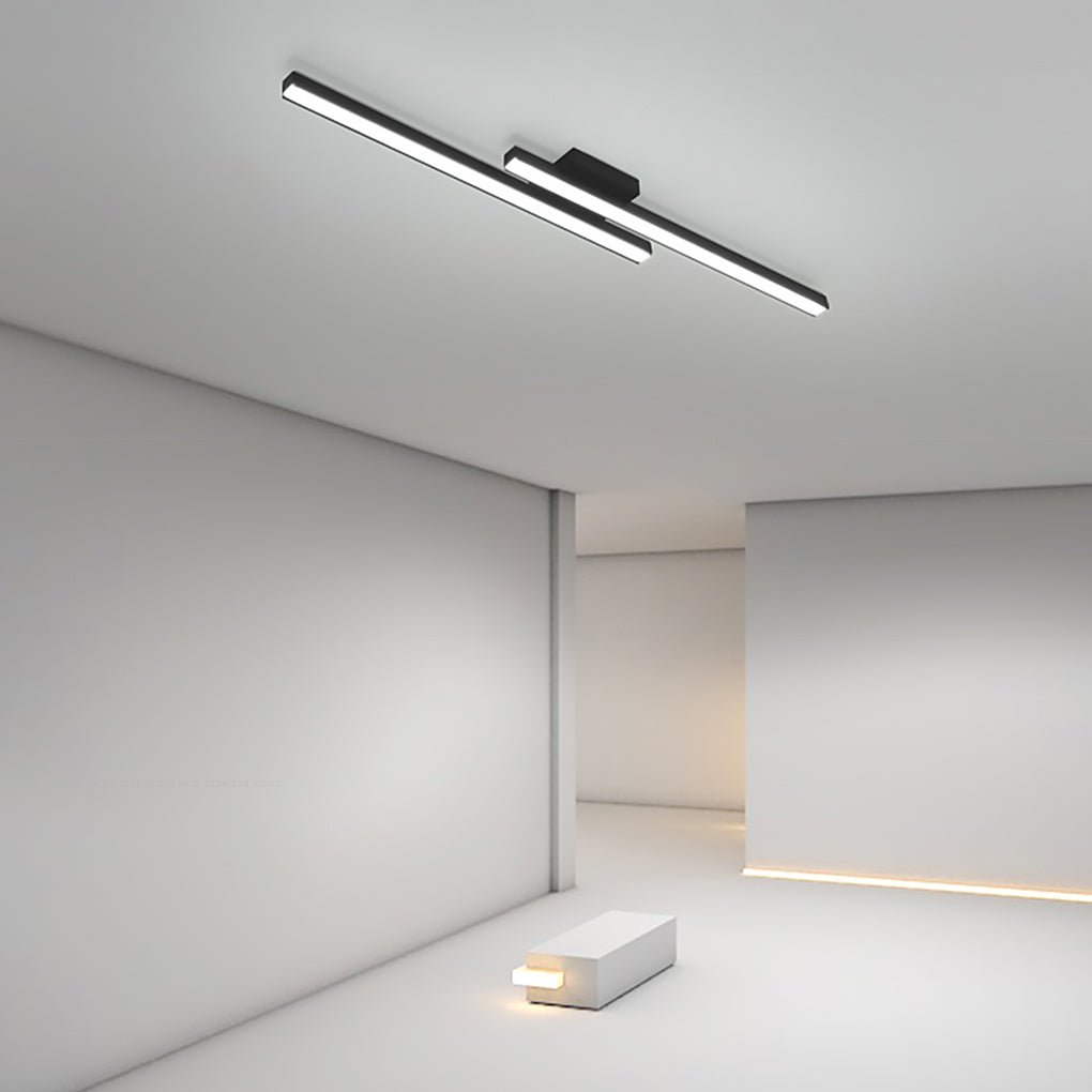 35'' Modern LED Rectangular Shaped Flush Mount Kitchen Lighting Ceiling Light - Dazuma