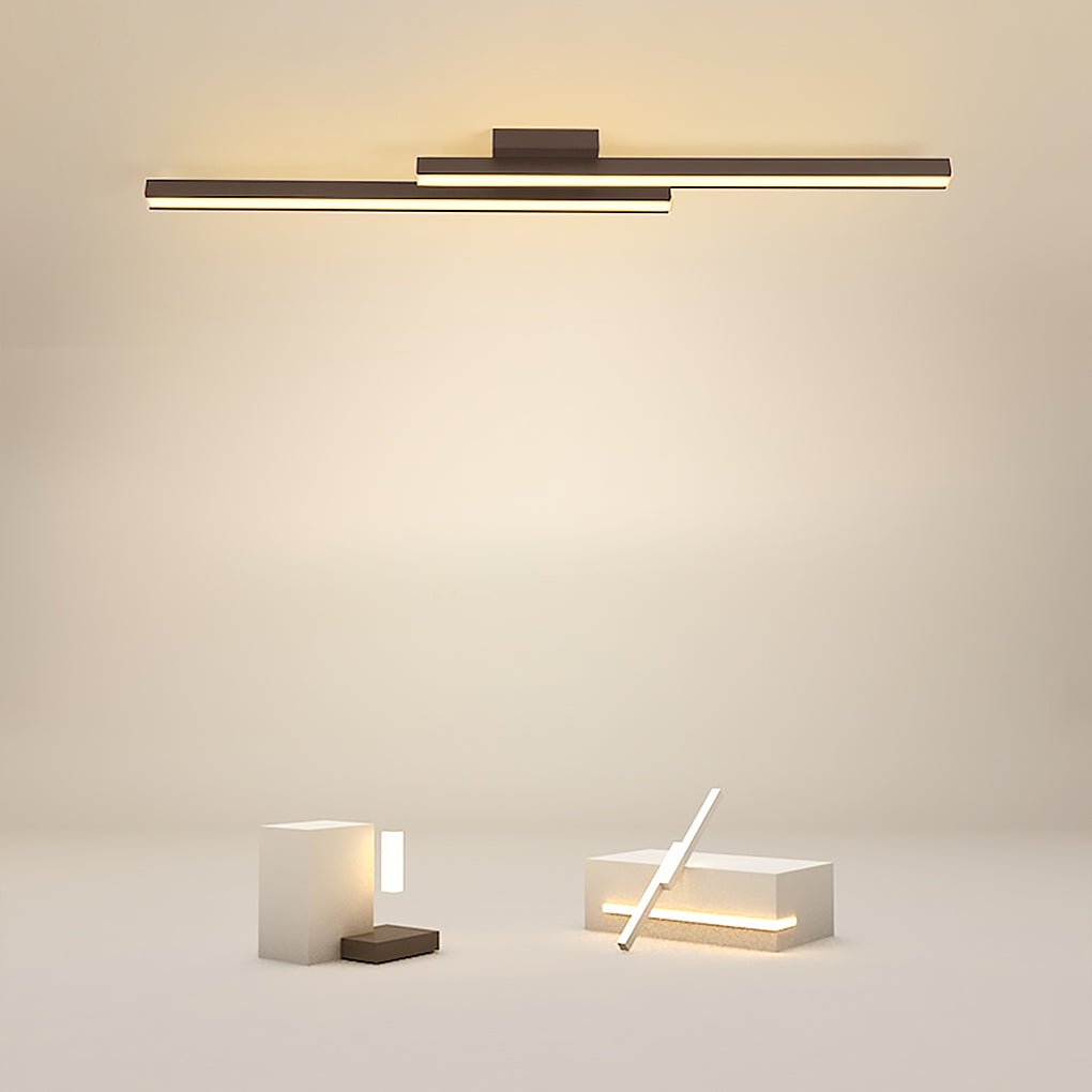 35'' Modern LED Rectangular Shaped Flush Mount Kitchen Lighting Ceiling Light - Dazuma