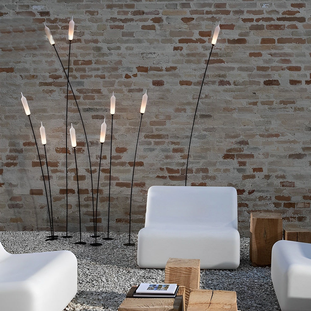 Minimalist Reed-Shaped LED Outdoor Lawn Lights