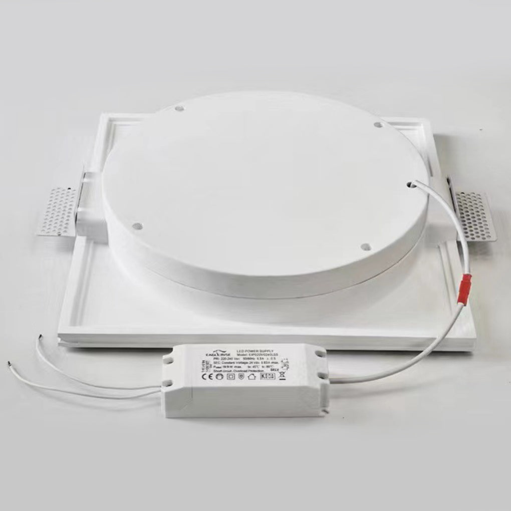 Moon - like Plaster LED Embedded Wall Light Anti - glare for Background Wall