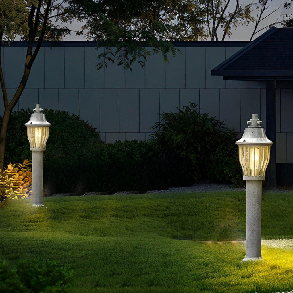 Retro Aluminum Waterproof Modern Outdoor Lights Lawn Lamp Pathway Light