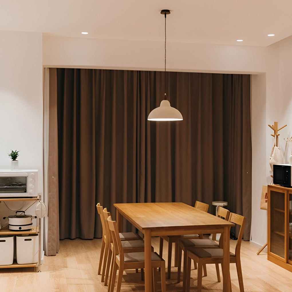 Round E27 12W White Nordic Pendant Light Hanging Lamp Chandelier