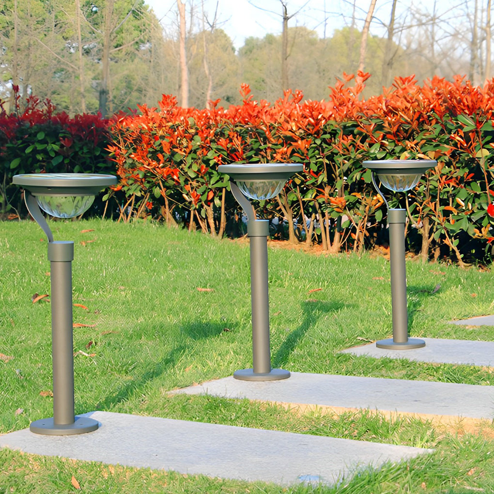 Modern Solar Lawn Lamp Half-Sphere LED Outdoor Light