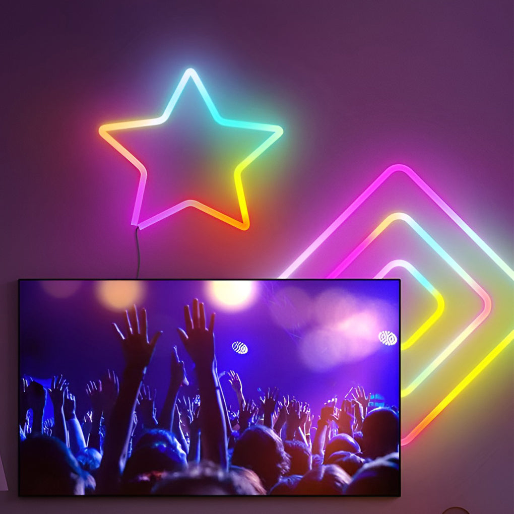 Wireless Control RGB LED Strip Lights Rope Light Flexible DIY Modeling - Dazuma