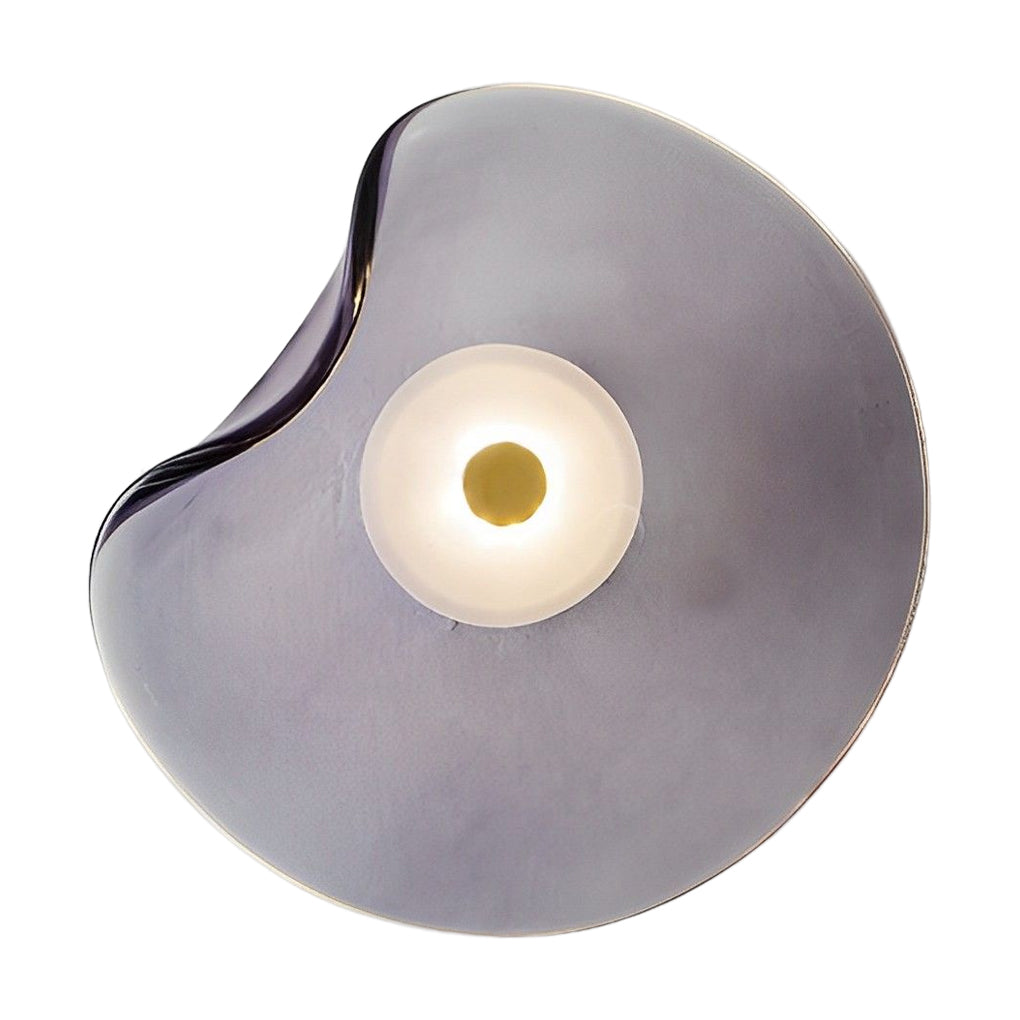 Irregular Round Glass Creative Postmodern Wall Lamp Wall Sconce Lighting