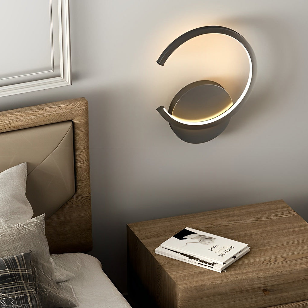 Creative Round Stepless Dimming LED Nordic Wall Lamp Sconces Lighting