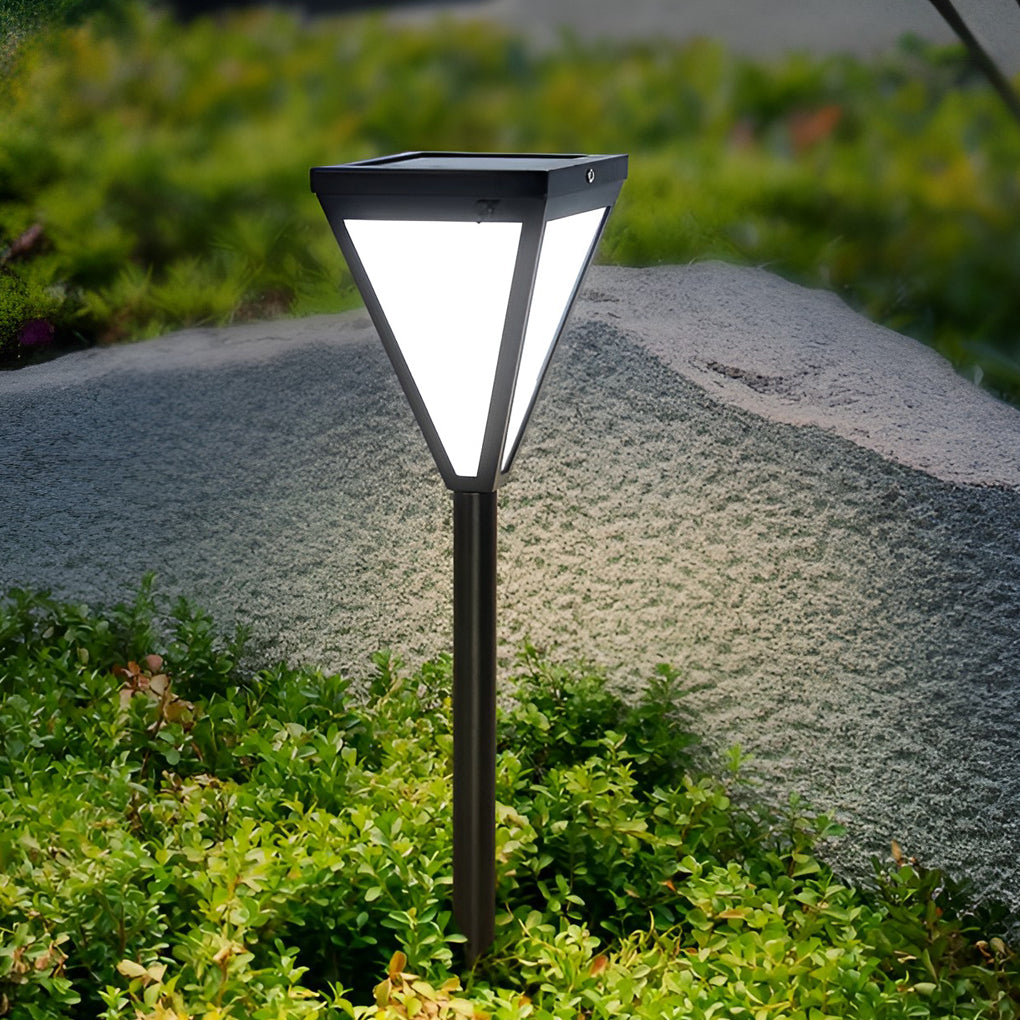 Outdoor Waterproof 2.6w LED Modern Solar Pathway Lights Post Lights - Dazuma