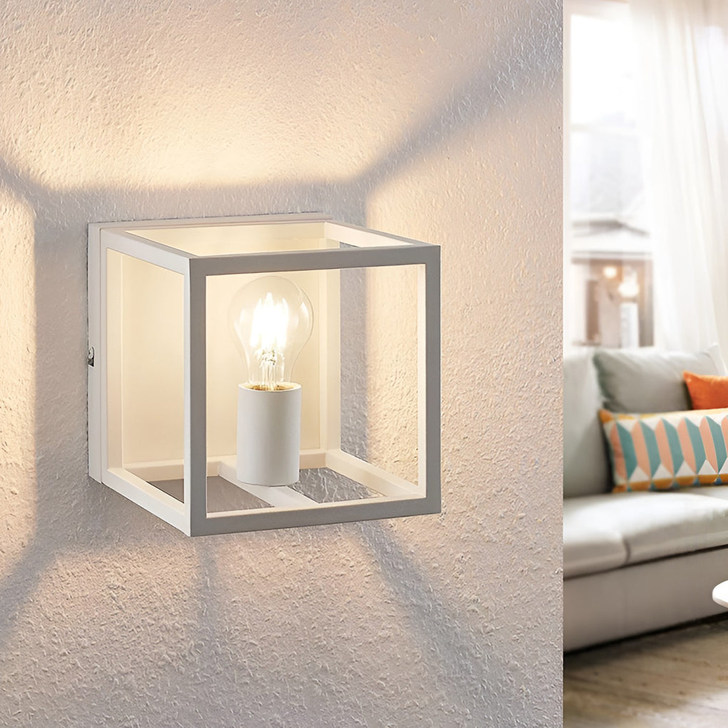 Square Frame Decorative Modern Wall Sconce Lighting Wall Light Fixture
