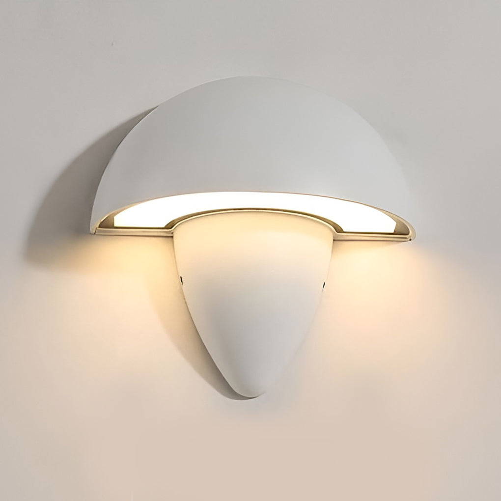 Mushroom Shaped Waterproof LED Modern Outdoor Wall Lamp Wall Lights Fixture
