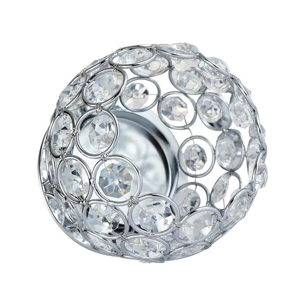 Crystal Fireplace Candle Holder Decorative Candelabra for Home Holiday