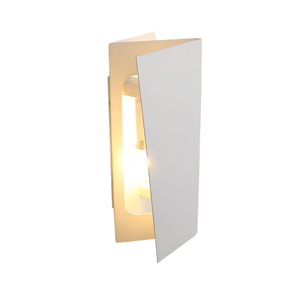 Folding Rectangular Iron LED up and Down Lighting Modern Wall Lamp
