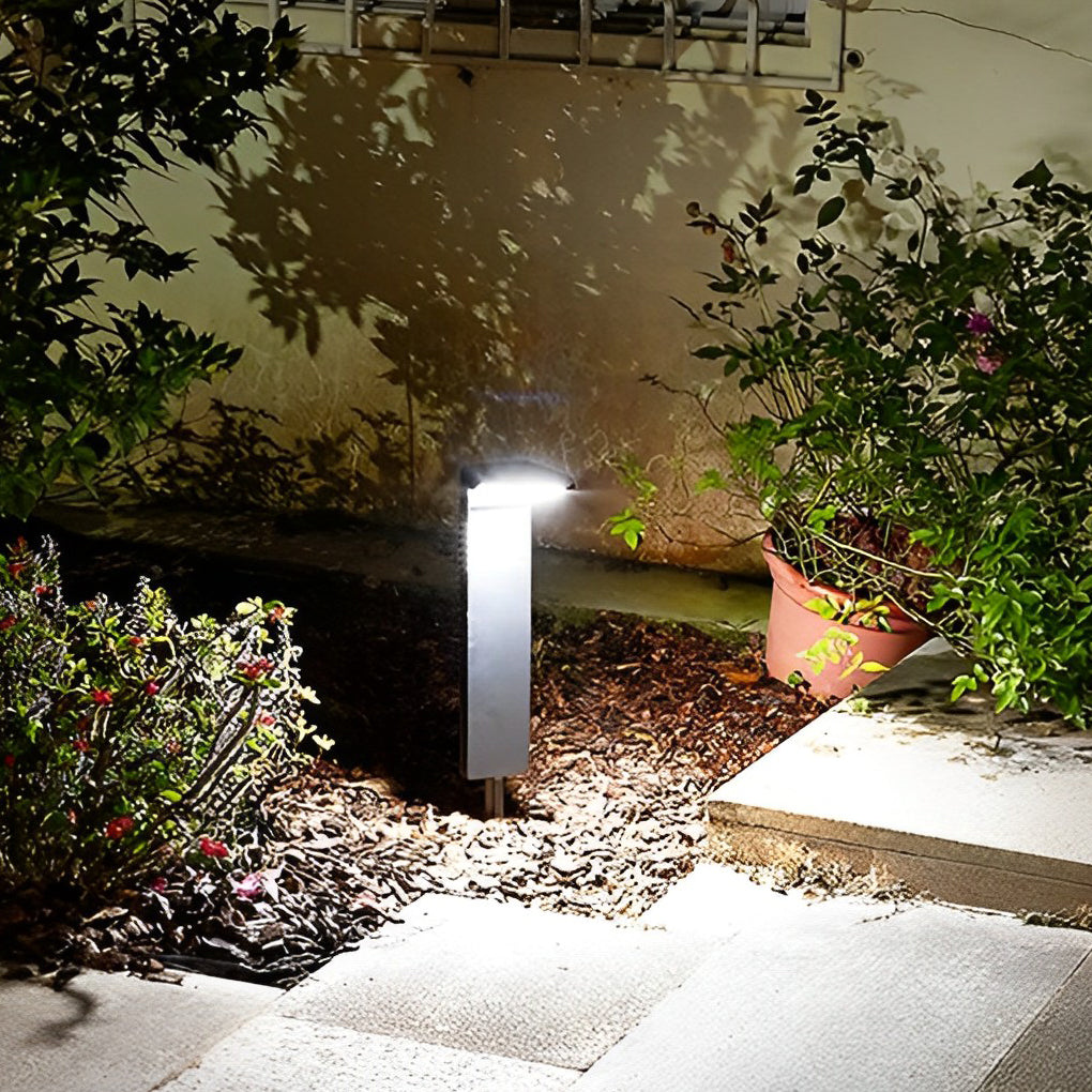 Eco-Friendly Smart LED Outdoor Lawn Lamp Solar Path Lighting with Auto On/Off
