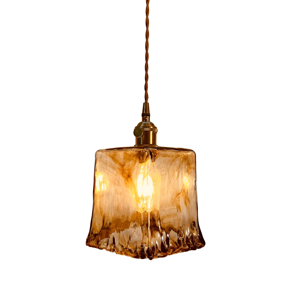 Creative Electroplated Metal Glass LED Nordic Island Lights Hanging Lamp