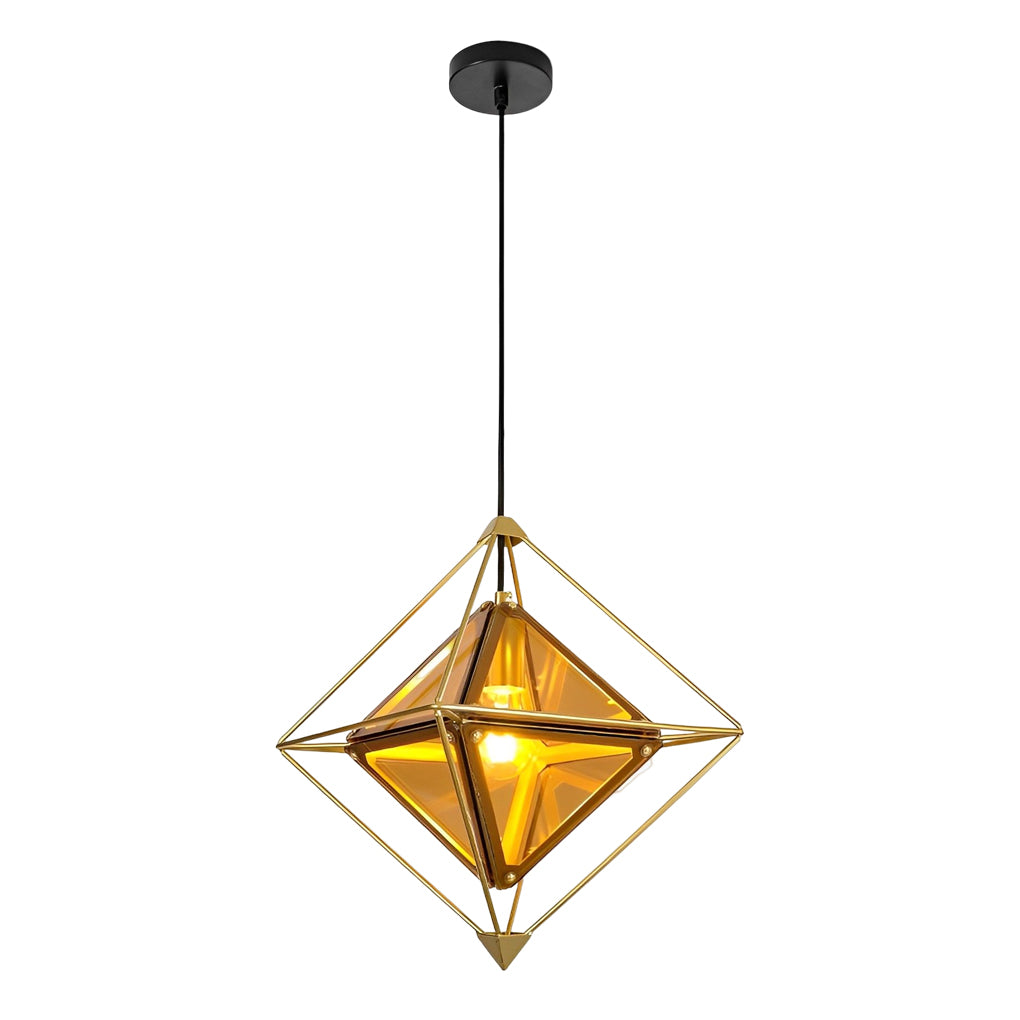 Creative Geometric Glass Modern Minimalist Island Lights Pendant Lights