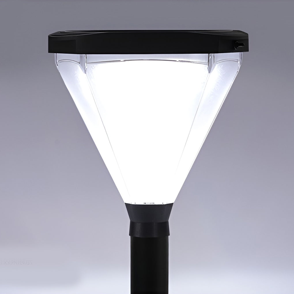 Eco-Efficient Cone-Shaped Solar Path Light Modern LED Outdoor Lighting