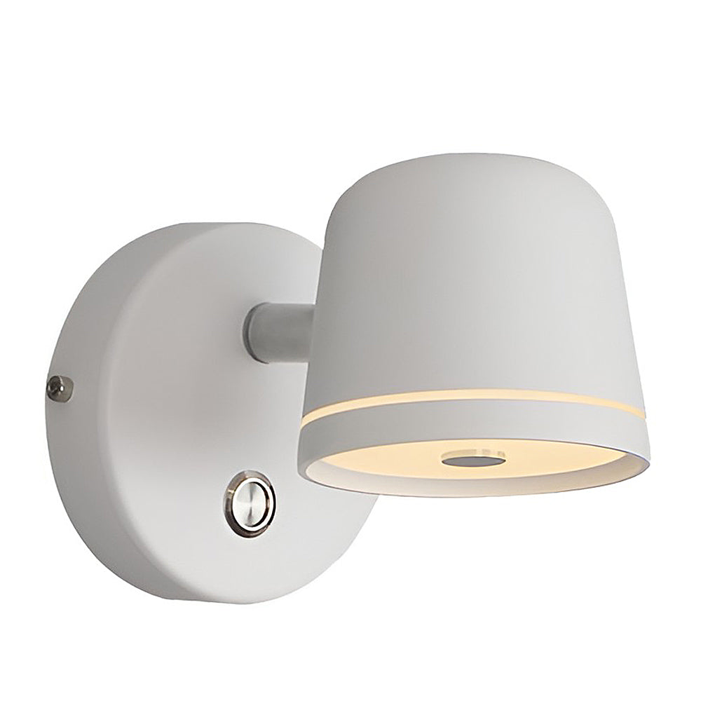 Adjustable Round Stepless Dimming LED Nordic Wall Lamp Wall Sconce Lighting