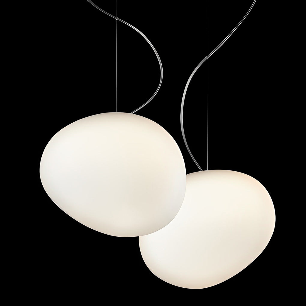 Creative PE Round Ball LED White Modern Pendant Light Hanging Lamp