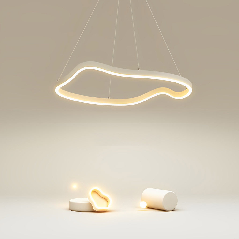 Irregular Ring LED Three Step Dimming Minimalist Chandelier Pendant Lighting - Dazuma