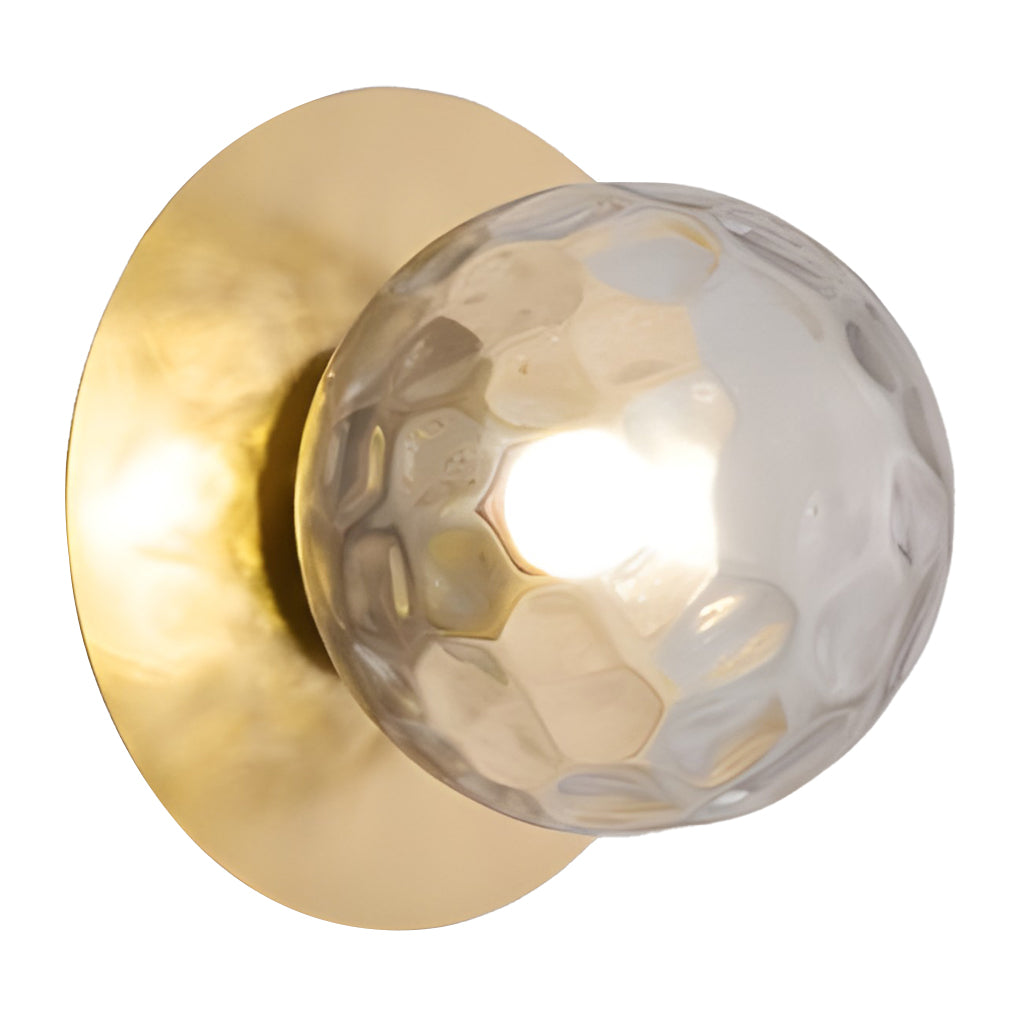 Round Glass Ball 12W LED Modern Wall Lamp Wall Sconce Lighting