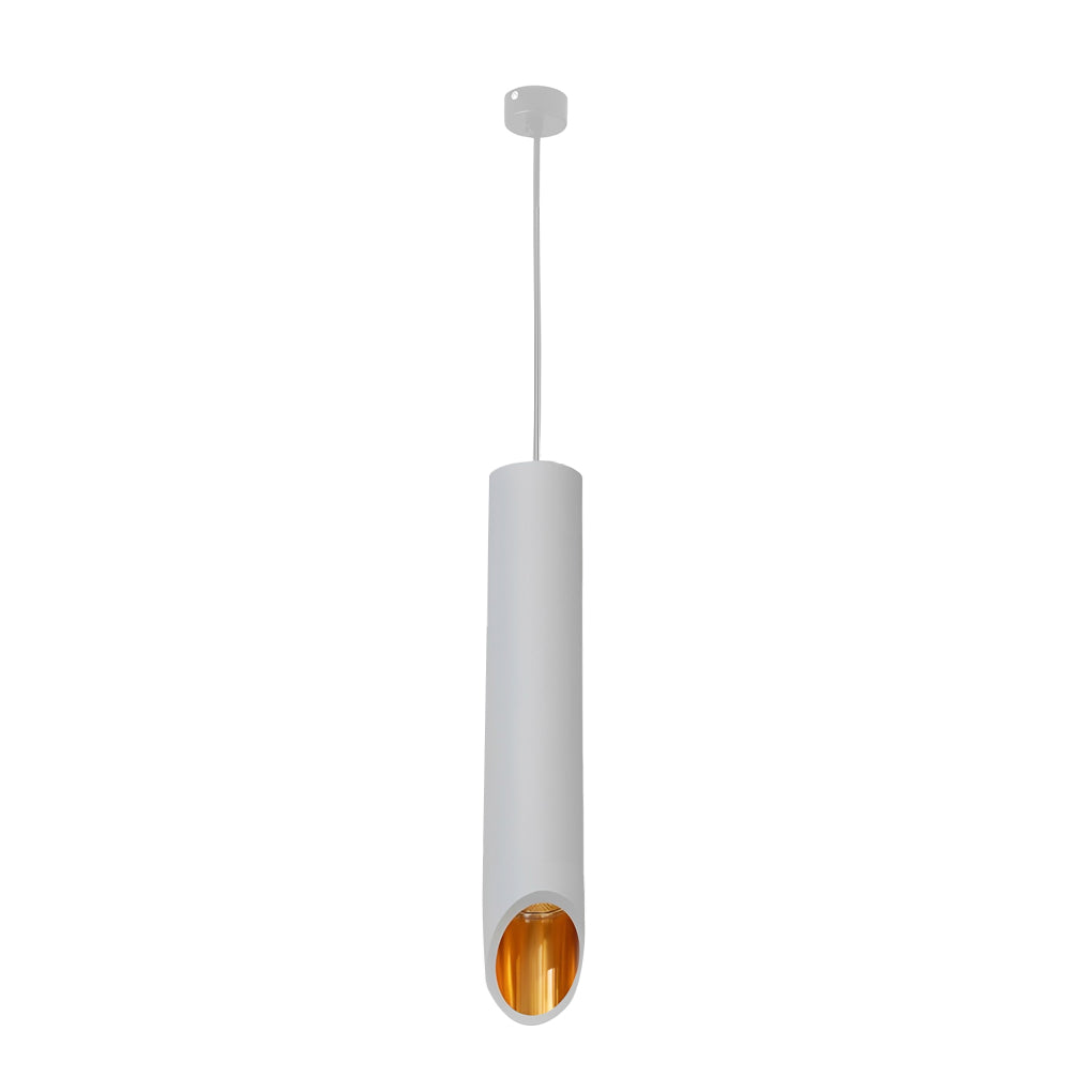 Long Cylindrical Oblique LED Minimalist Nordic Chandelier Pendant Lights