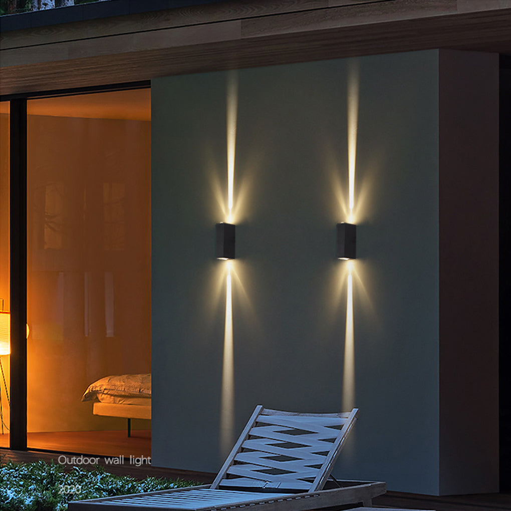 Waterproof Multipurpose Up Down Lighting Spotlight Outdoor Wall Lights