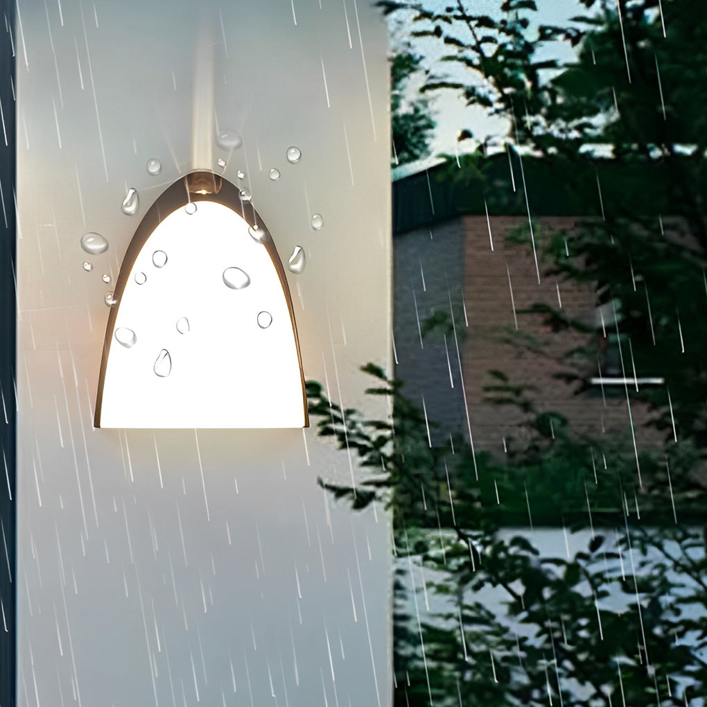 Creative LED Waterproof Aluminum Black Modern Outdoor Wall Sconce Lighting